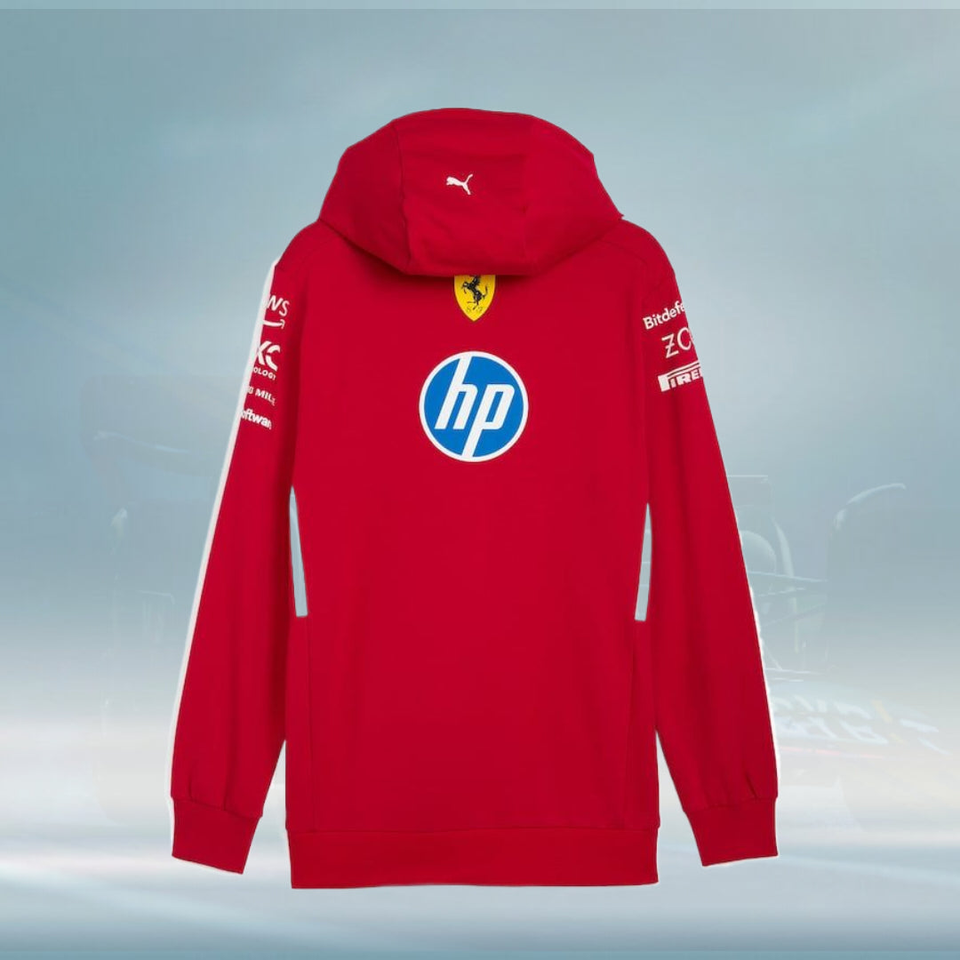 Scuderia Ferrari 2025 Team Hooded Sweat