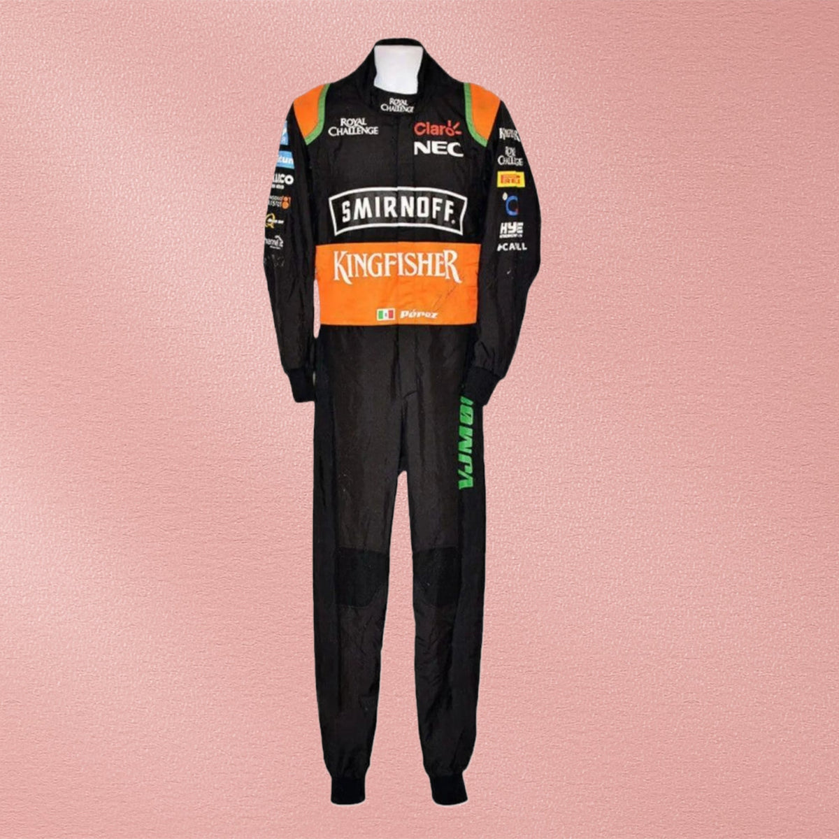 2015 Sergio Perez Force India F1 Racing Suit | Formula 1 Racewear Vorix Race Gears