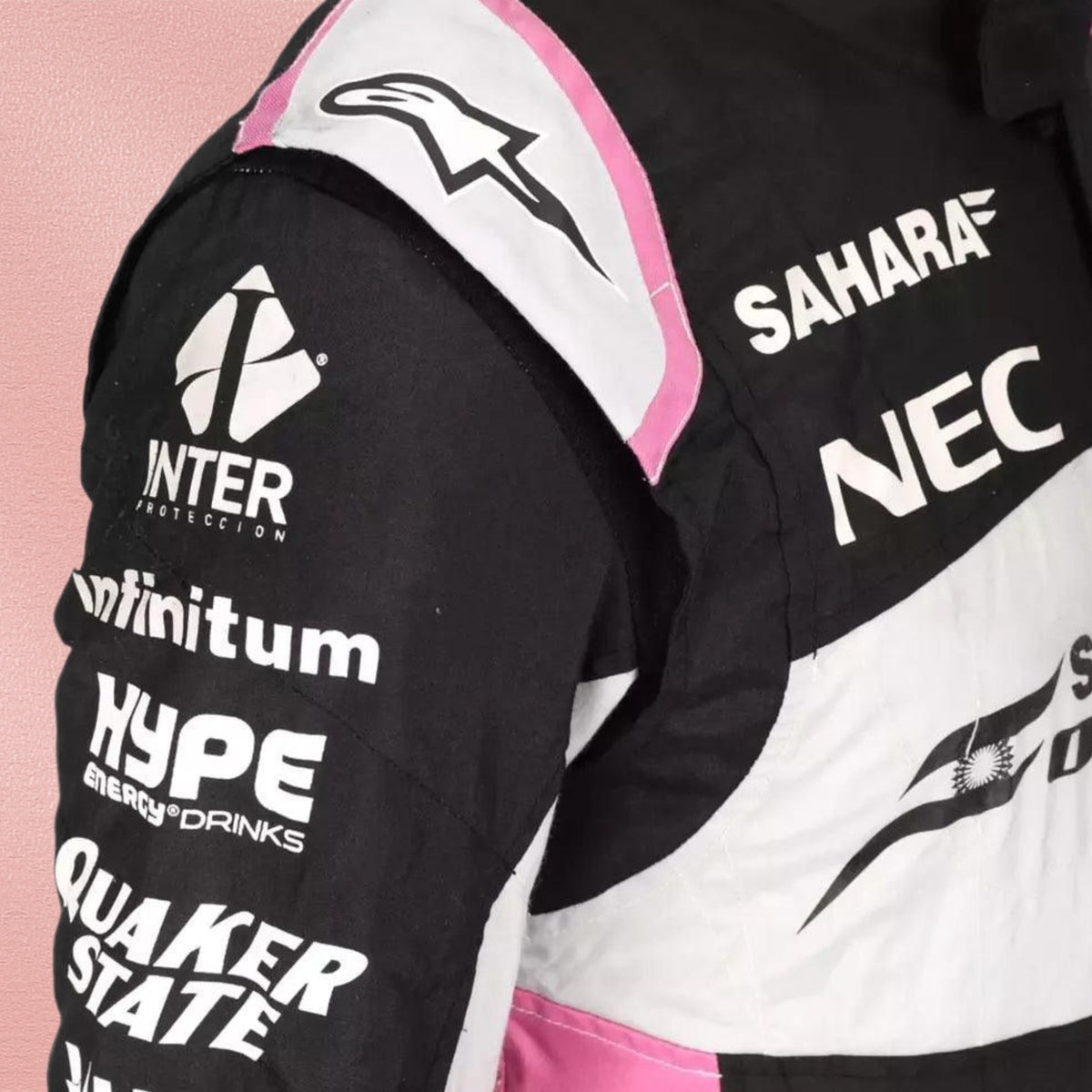 Sergio Perez 2017 Sahara Force India F1 Race Suit Replica