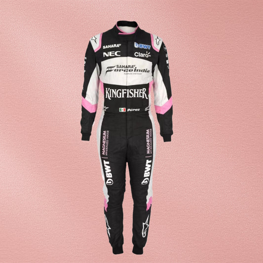Sergio Perez 2017 Sahara Force India F1 Race Suit Replica