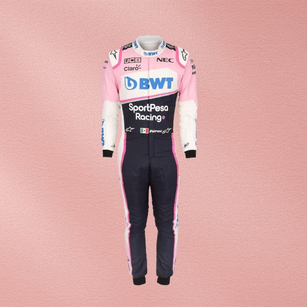 Sergio Perez 2019 Racing Point F1 Team Race Suit Replica