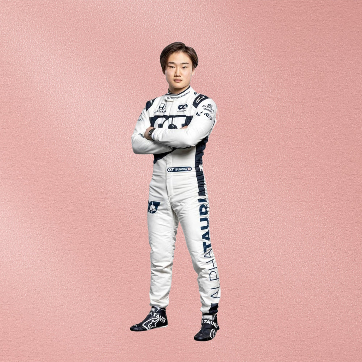 2021 Yuki Tsunoda AlphaTauri F1 Rookie Season Race Suit | Formula 1 Racewear Vorix Race Gears