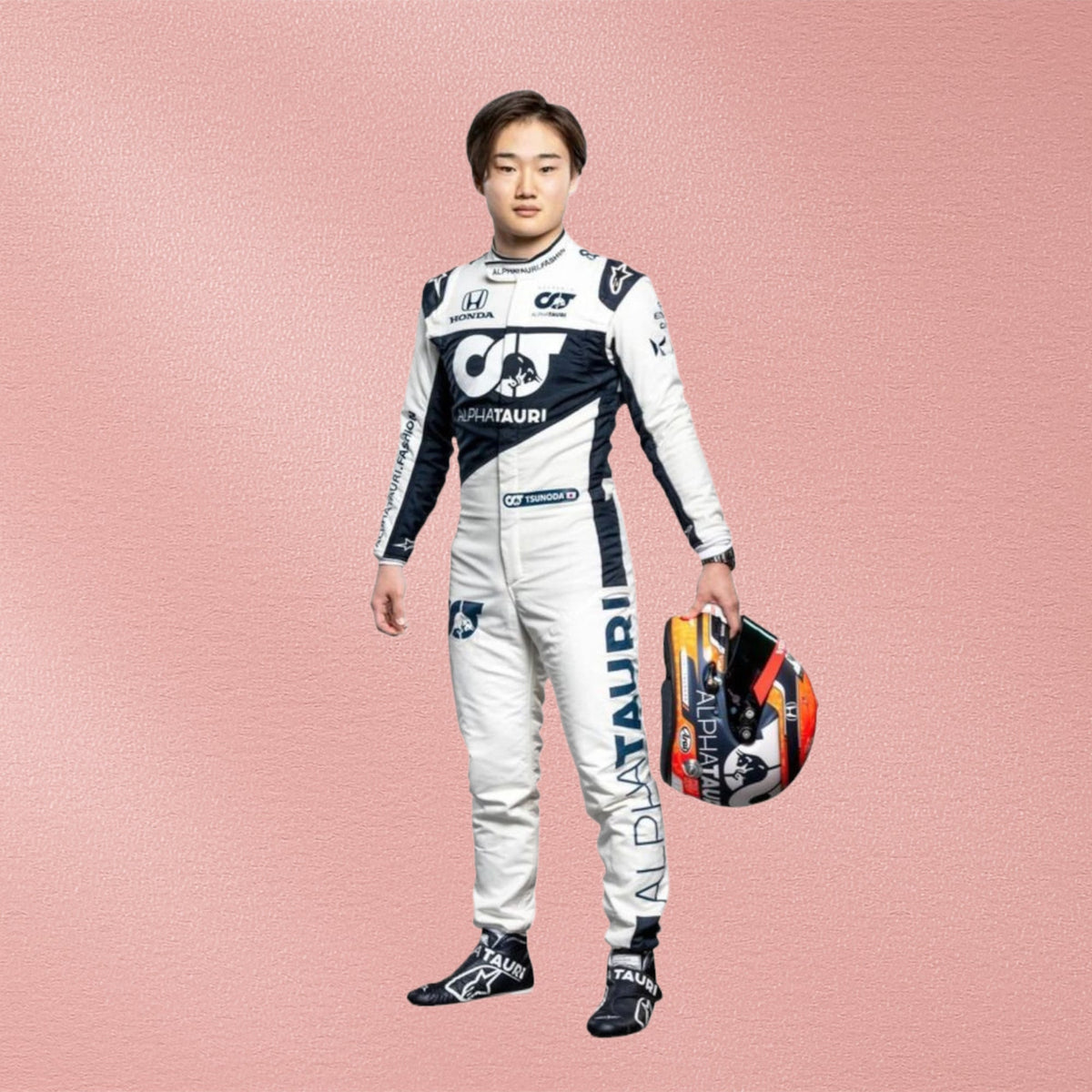 2020 Yuki Tsunoda AlphaTauri F1 Race Suit | Formula 1 Racewear Vorix Race Gears