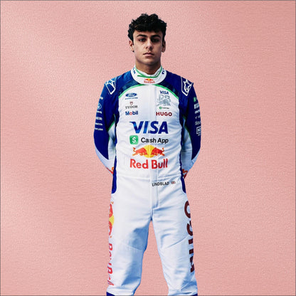 2026 Arvid Lindblad Red Bull Racing F1 Racing Suit – Formula 1 Racewear Vorix Race Gears