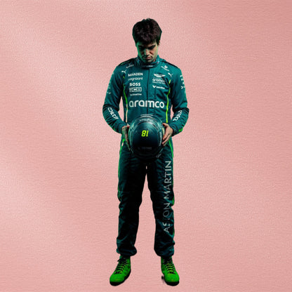 2025 Lance Stroll Aston Martin F1 Racing Suit | Racewear (Copy) Vorix Race Gears