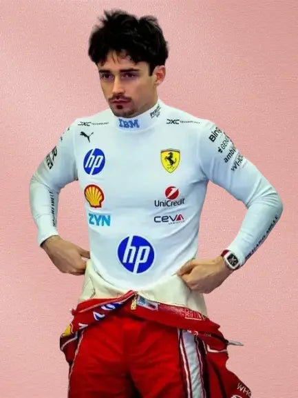 Charles Leclerc Ferrari F1 performance compression shirt front view