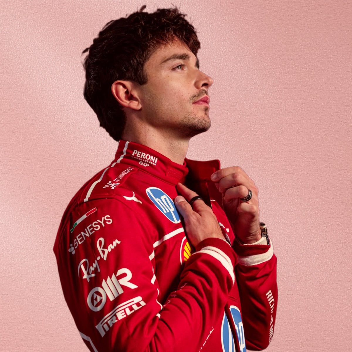 2025 Charles Leclerc Ferrari F1 Racing Suit | Scuderia Ferrari Vorix Race Gears