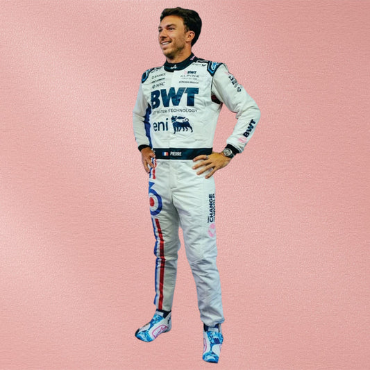 Pierre Gasly 2025 Alpine Spanish GP Racing Suit