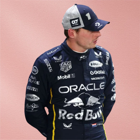Max Verstappen 2025 Red Bull Singapore GP Racing Suit