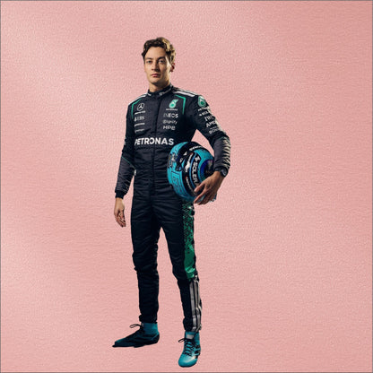 2026 George Russell Mercedes F1 Racing Suit | Racewear Vorix Race Gears