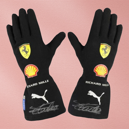 Charles Leclerc Ferrari F1 2022 Racing Gloves Performace driver edition Vorix Race Gears