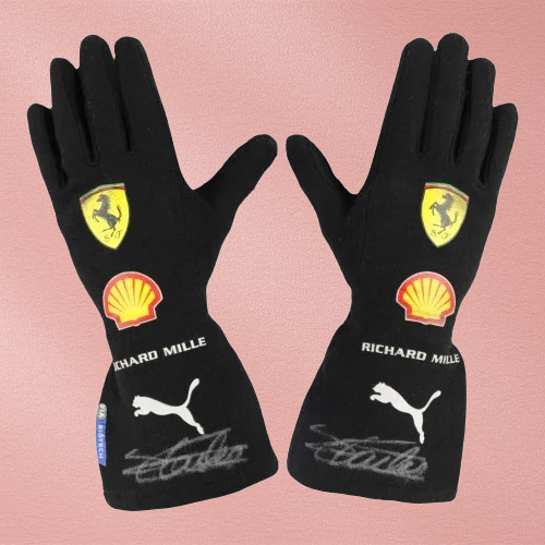 Charles Leclerc Ferrari F1 2022 Racing Gloves Performace driver edition Vorix Race Gears