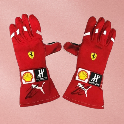 Kimi Räikkönen Ferrari 2018 F1 Race Gloves – Classic Driver Racing Gear Vorix Race Gears