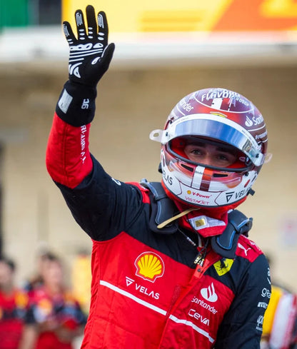 Charles Leclerc Ferrari F1 2022 Racing Gloves Performace driver edition Vorix Race Gears