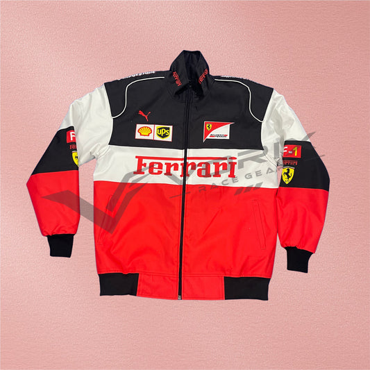 Vintage Ferrari F1 Racing Jacket – Classic Scuderia Style