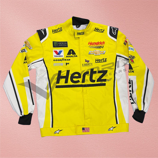 William Byron 2019 Hertz Racing Jacket – NASCAR Style
