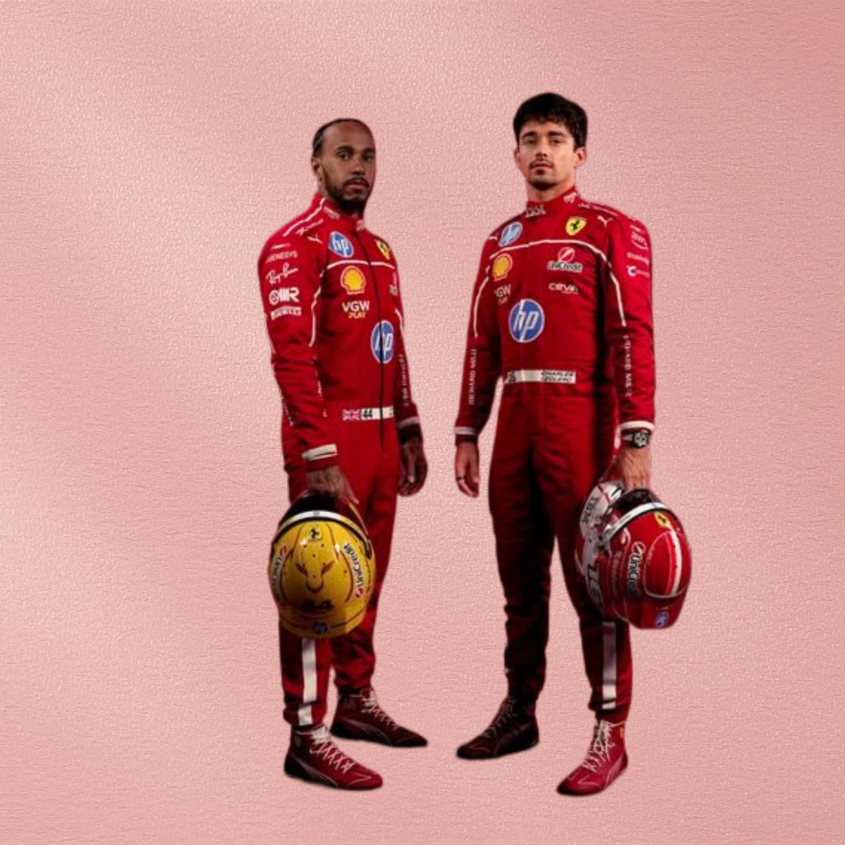 2025 Charles Leclerc Ferrari F1 Racing Suit | Scuderia Ferrari Vorix Race Gears