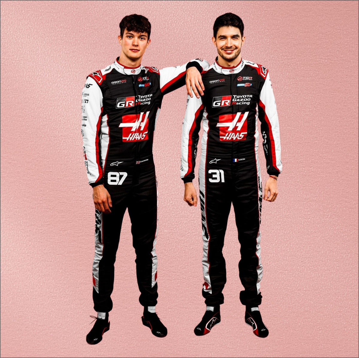 2026 Esteban Ocon Haas F1 Racing Suit | Racewear Vorix Race Gears