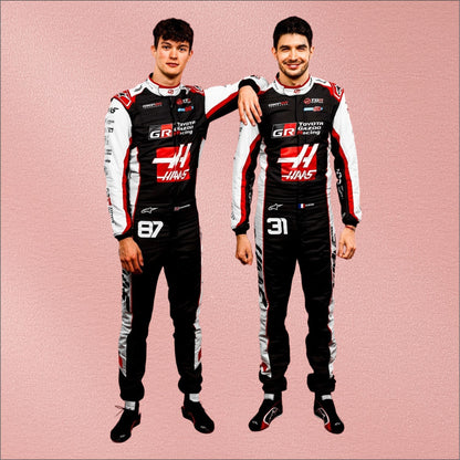 2026 Esteban Ocon Haas F1 Racing Suit | Racewear Vorix Race Gears