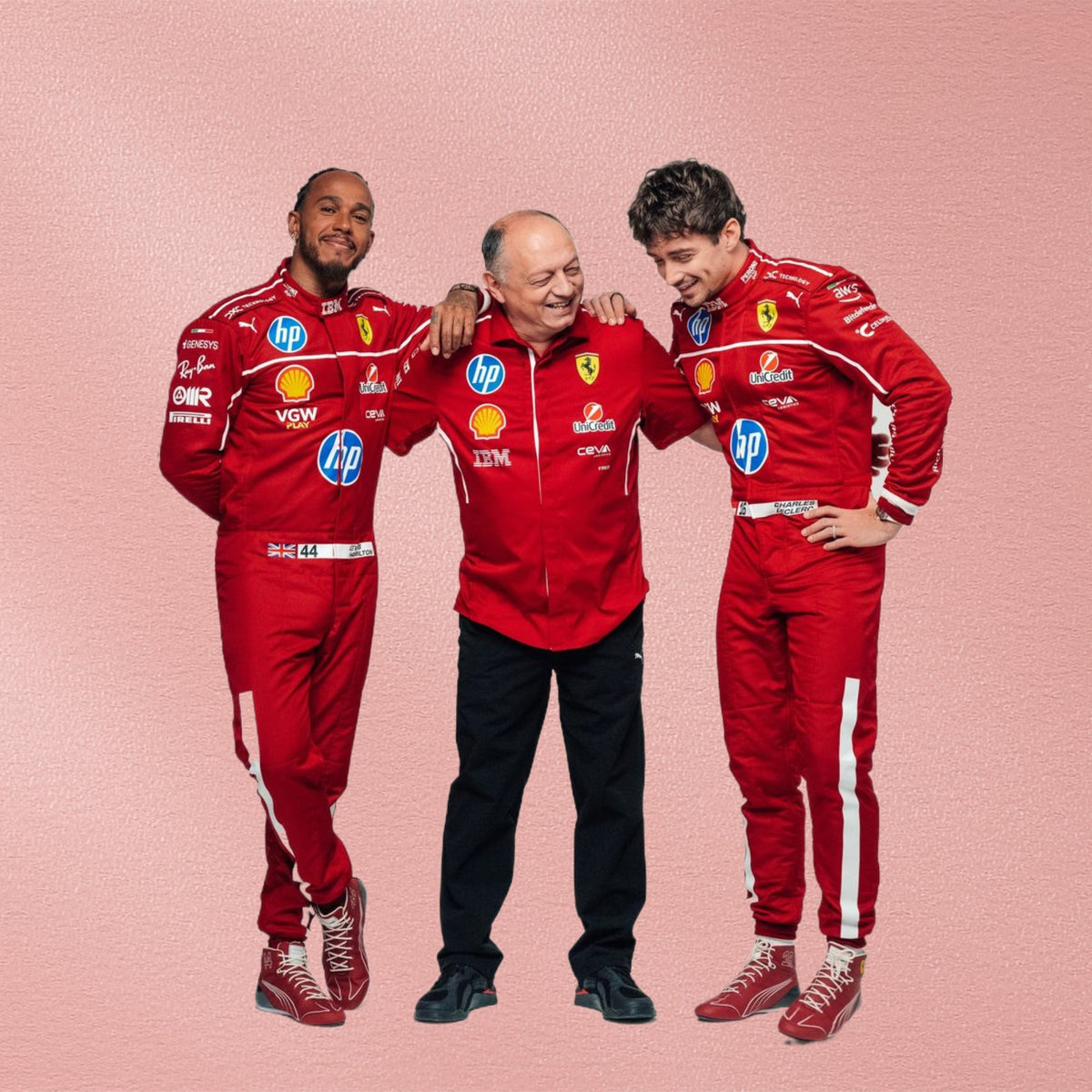 2025 Charles Leclerc Ferrari F1 Racing Suit | Scuderia Ferrari Vorix Race Gears