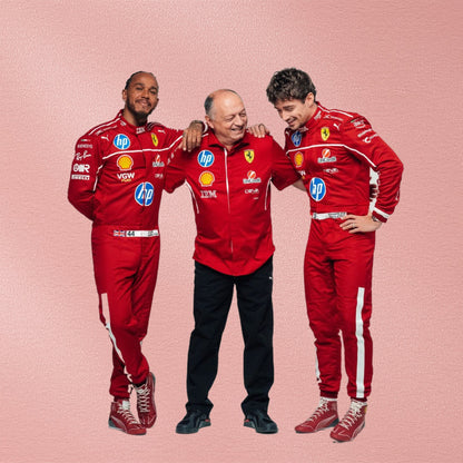 2025 Charles Leclerc Ferrari F1 Racing Suit | Scuderia Ferrari Vorix Race Gears